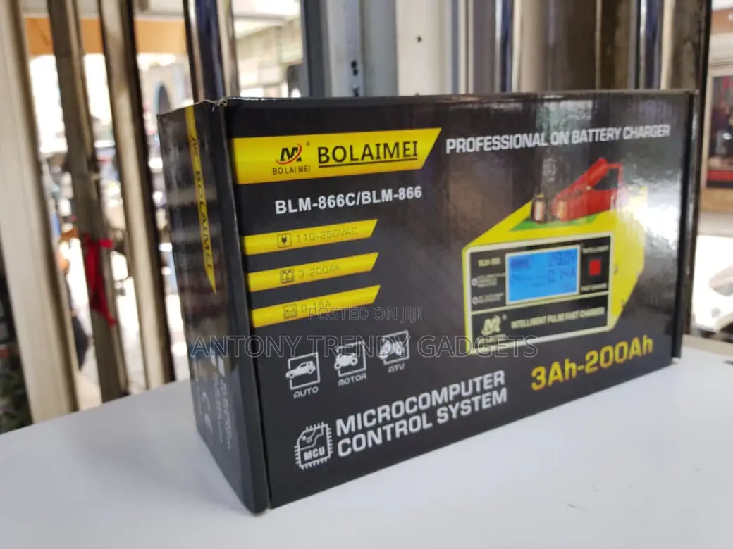 Smart Pulse Battery Charger Blm-866c For Cars & Bikes
