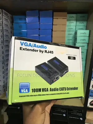 100m Vga Extender With Audio-supports 1080p Over Rj45 Network Cable