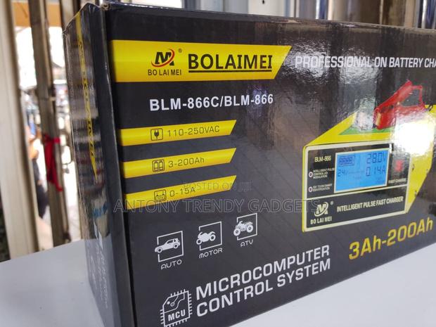 Blm-866 Intelligent Battery Charger With Lcd Display
