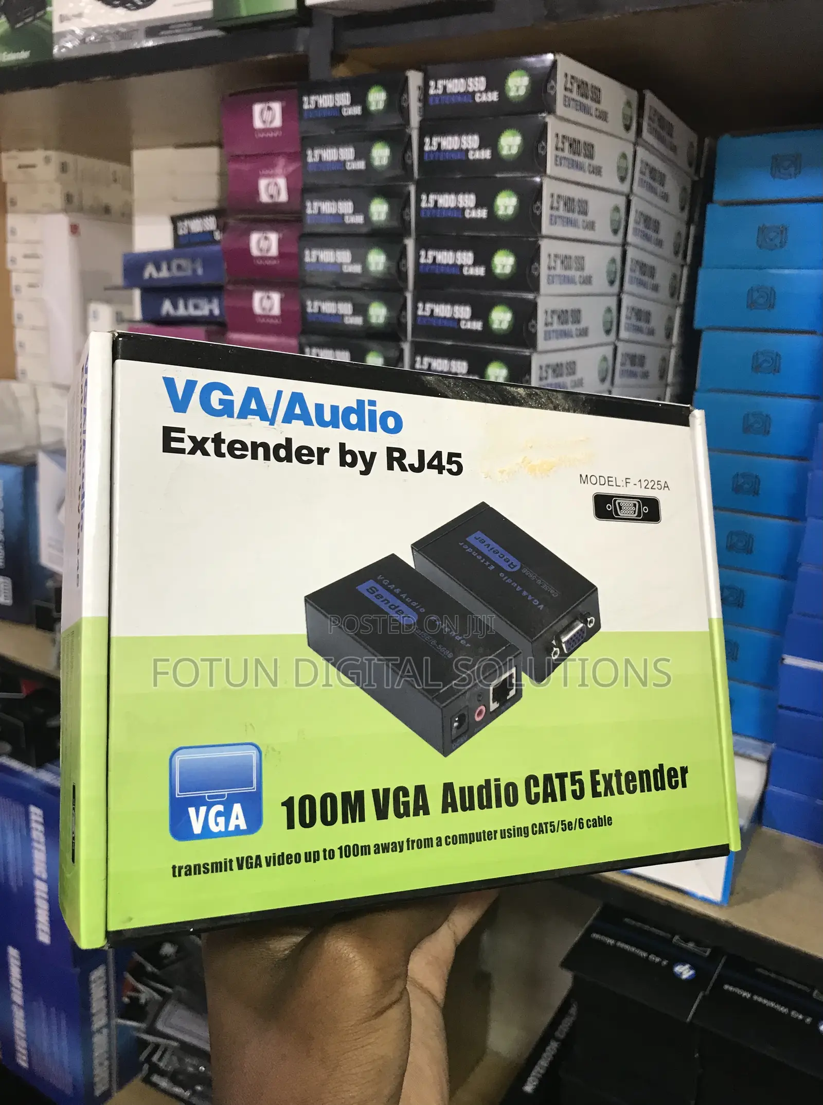 Basic Vga Audio Extender 100m - Uses Cat5 Cable for Simple Extension