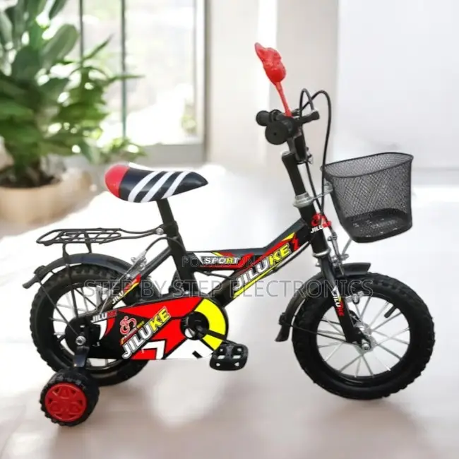 16 Inch 4-7 Years Children Kids Luxury Cartoon Bike With Basket