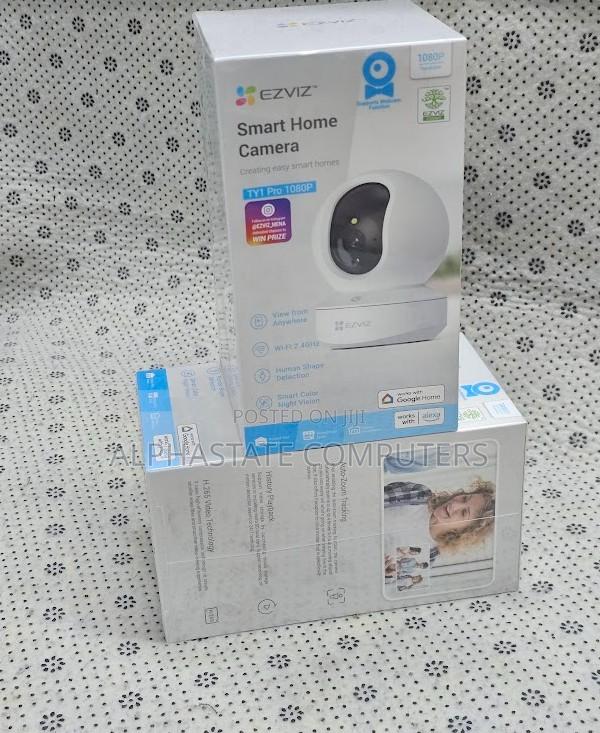 Ezviz Ty1 Smart Indoor Camera With Pan Tilt, Infrared Night Vision