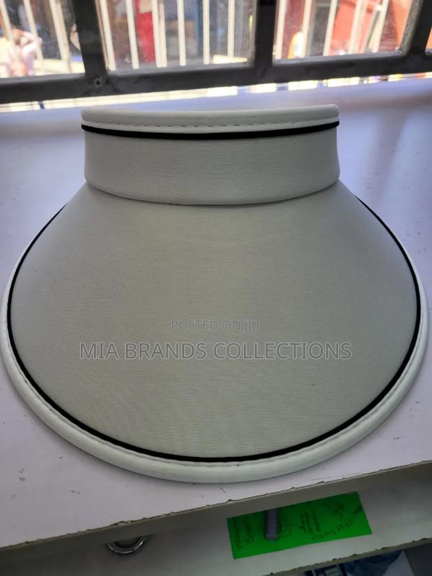 White Executive Sun Visors - main view