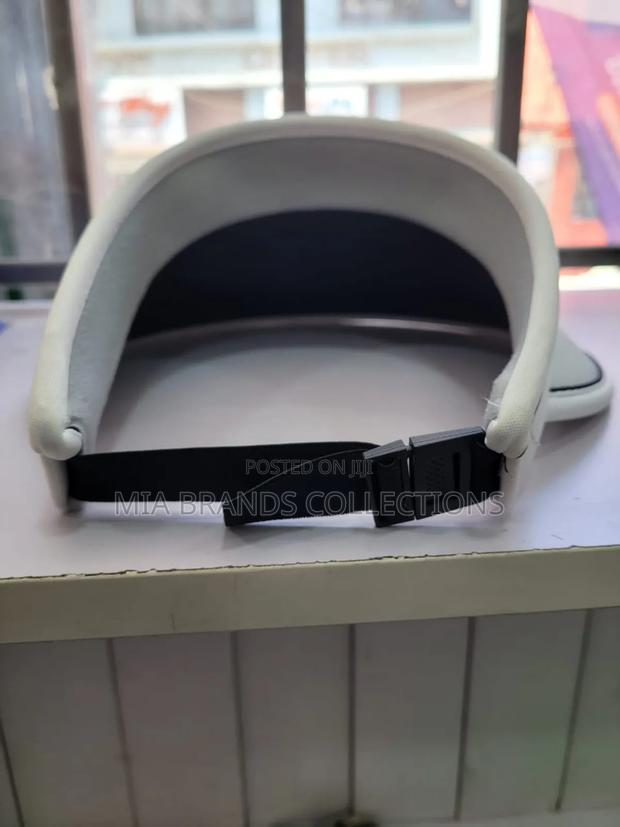 White Executive Sun Visors - thumbnail 2