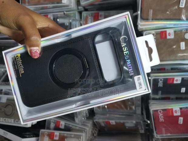 Floky Google Pixel 10 Pro Xl Ring Kickstand Magnetic Case Pu Leather - thumbnail 3