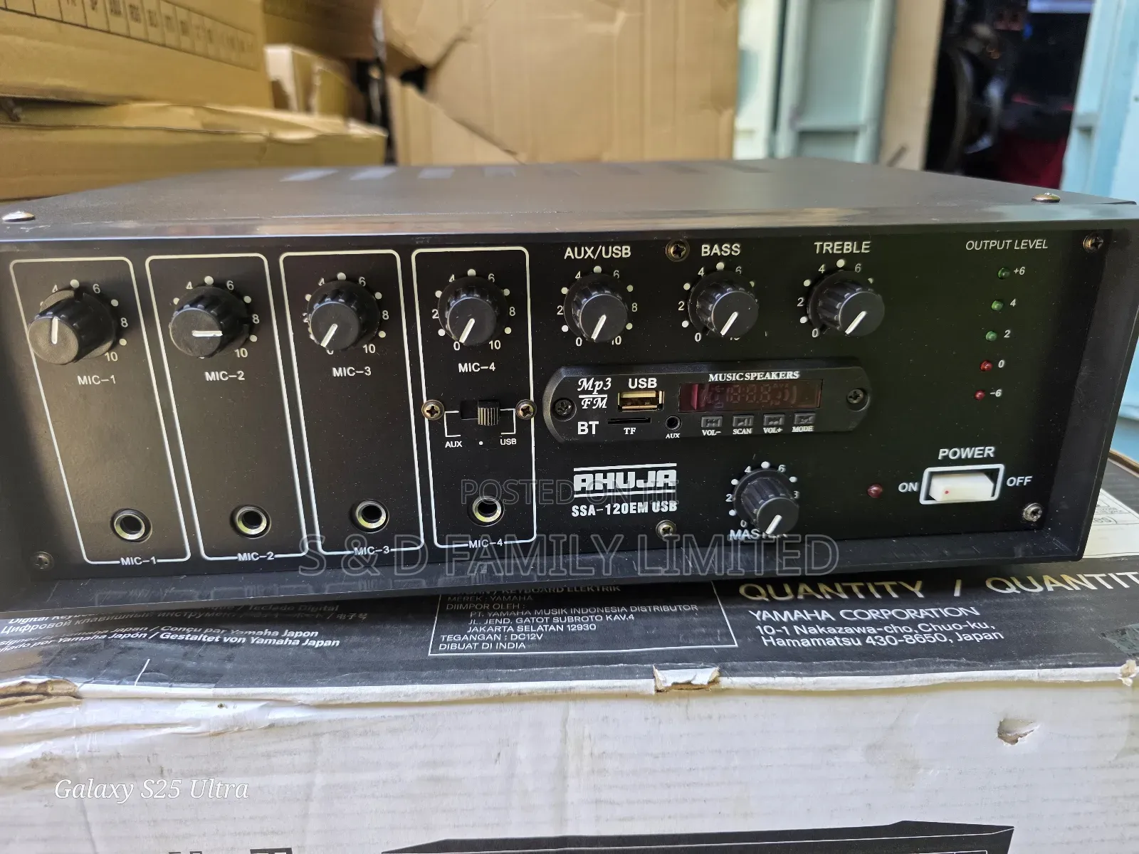 Ahuja Ssa-120em Usb Amplifier