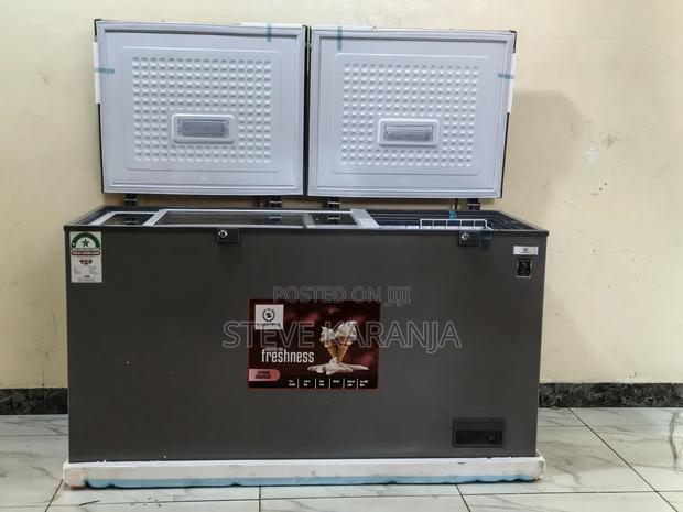 450l Twin Door Chest Freezer - thumbnail 2