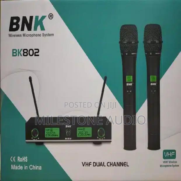 BNK Bk-802 Dual Wireless Microphones in Kenya