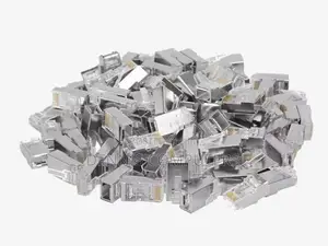 Cat 6 Rj45 Metallic Connectors 1000pcs