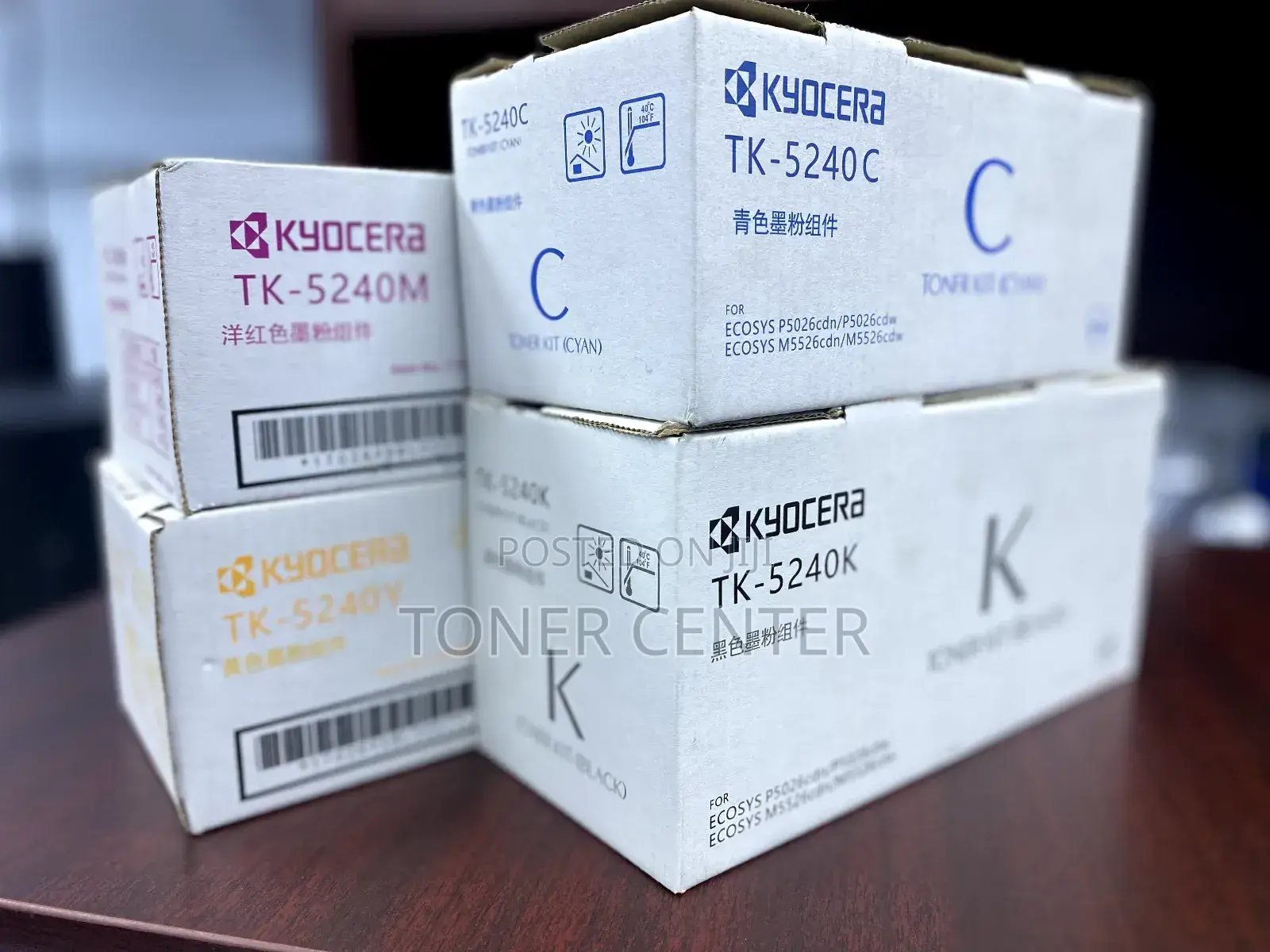 Ecosys M5526cdw Toners Tk 5240 Yields Upto 4,000 Pages