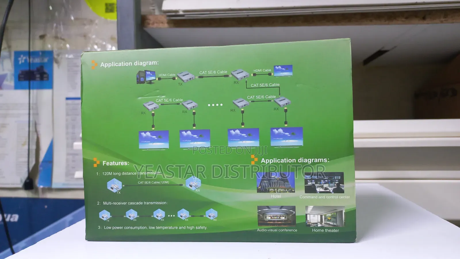Hdmi Extenders 120 Meters Cascade