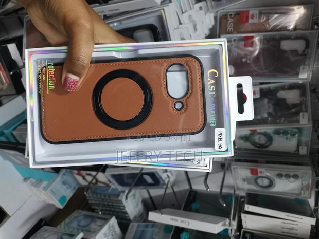 Ninsk Google Pixel 9a Leather Back Case With Magsafe Invisible Stand - main view