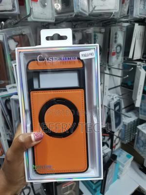 Hazara Leather Case for Google Pixel 8 Pro , Invisible Ring Stand Case - thumbnail 2