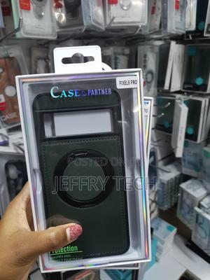 Azar Leather Case for Google Pixel 8 Pro , Invisible Ring Stand Case - thumbnail 2