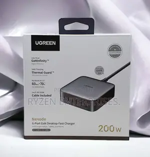 Ugreen Gan 200w Desktop Charger (6-port)