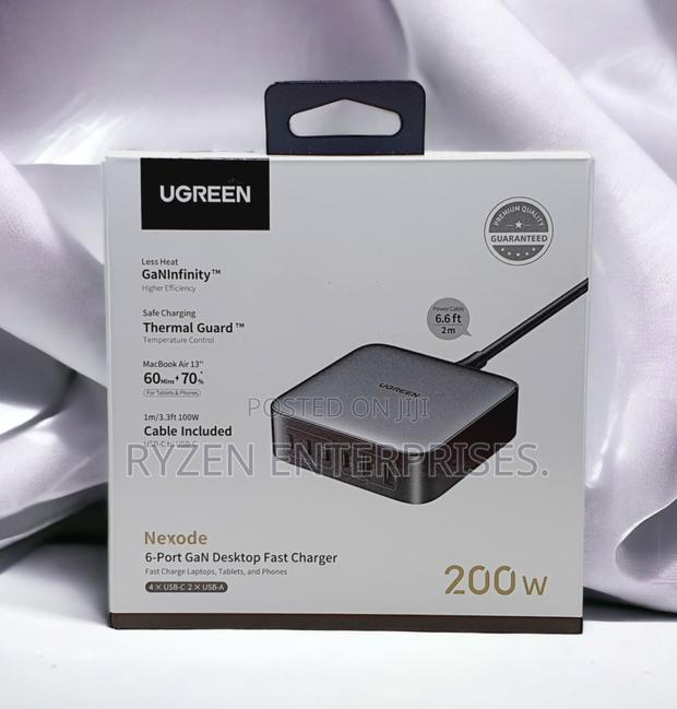 Ugreen Gan 200w Desktop Charger (6-port) - main view