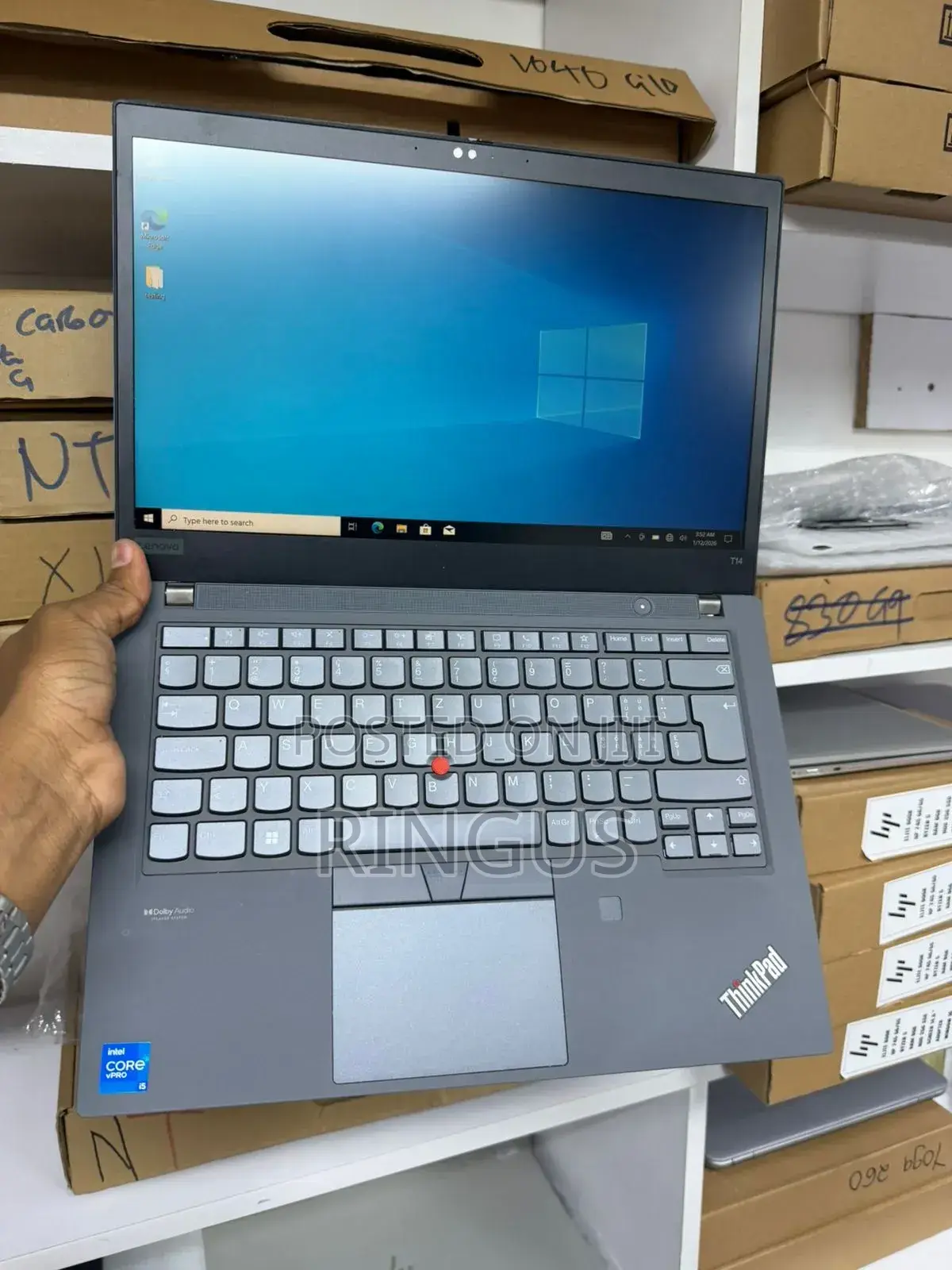 New Laptop Lenovo ThinkPad T14 G2 16GB Intel Core I5 SSD 256GB