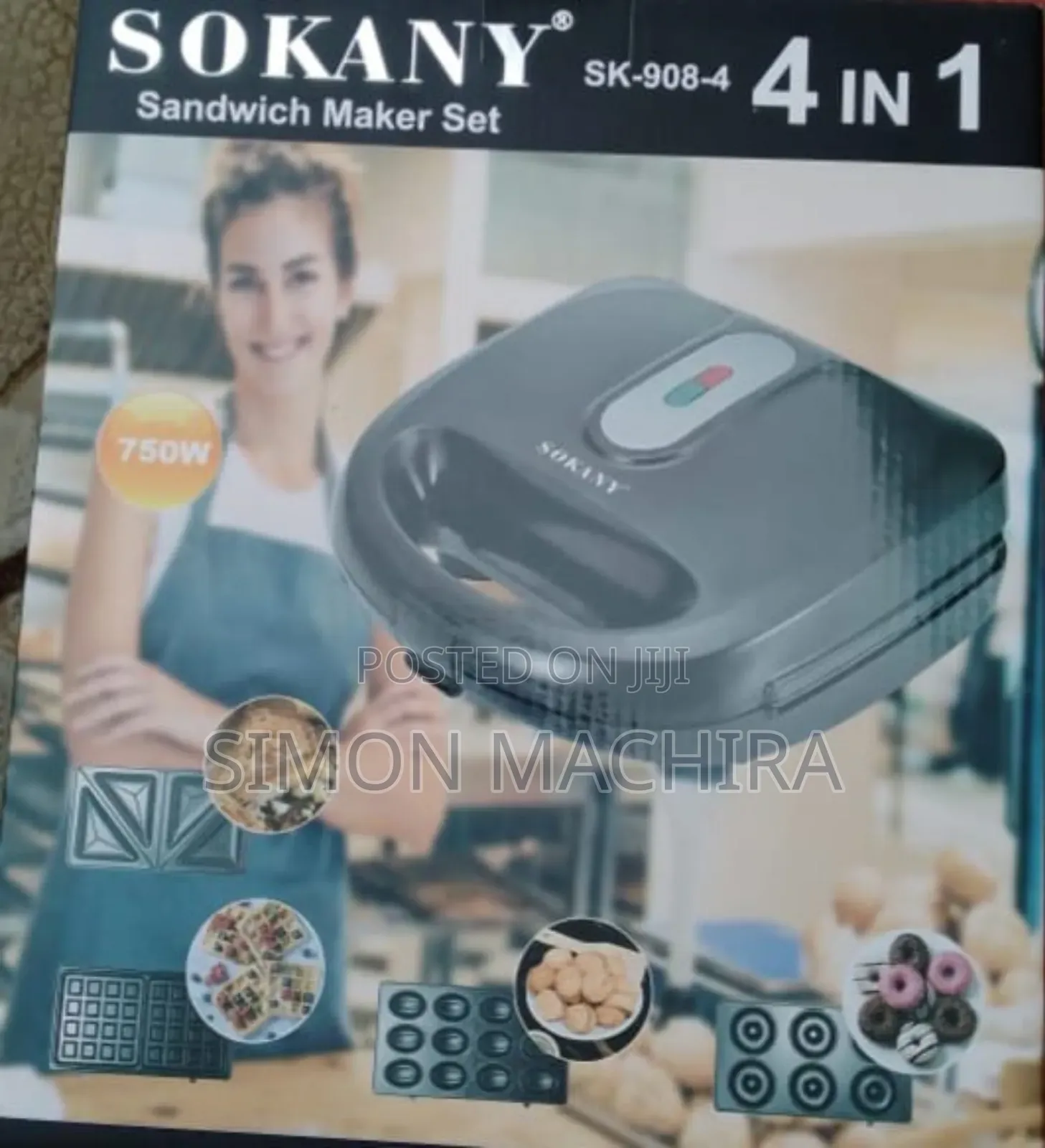 Sokany 4 In 1 Sandwich Maker