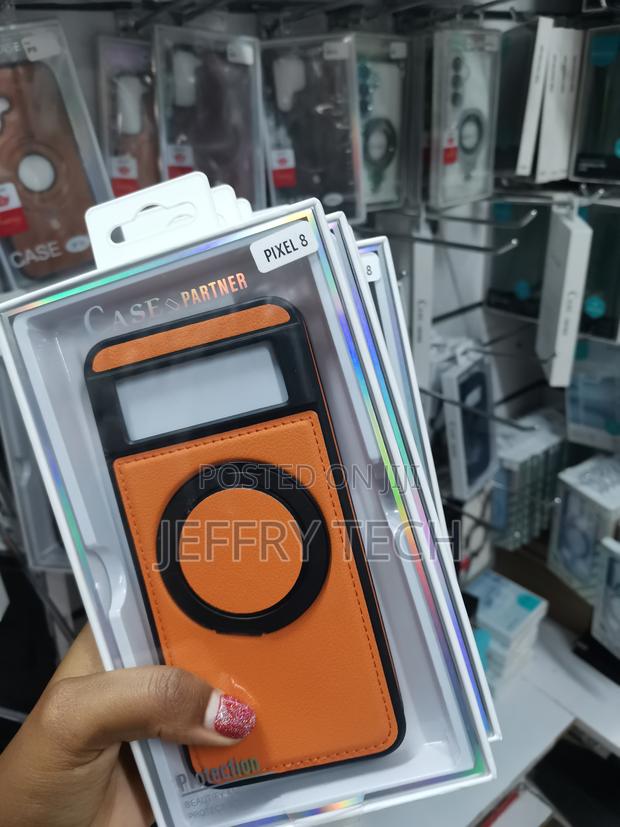 Sifangda Leather Case for Google Pixel 8 With Invisible Stand - main view