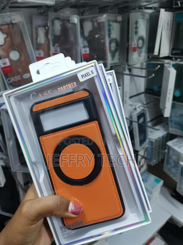 Sifangda Leather Case for Google Pixel 8 With Invisible Stand - thumbnail 2