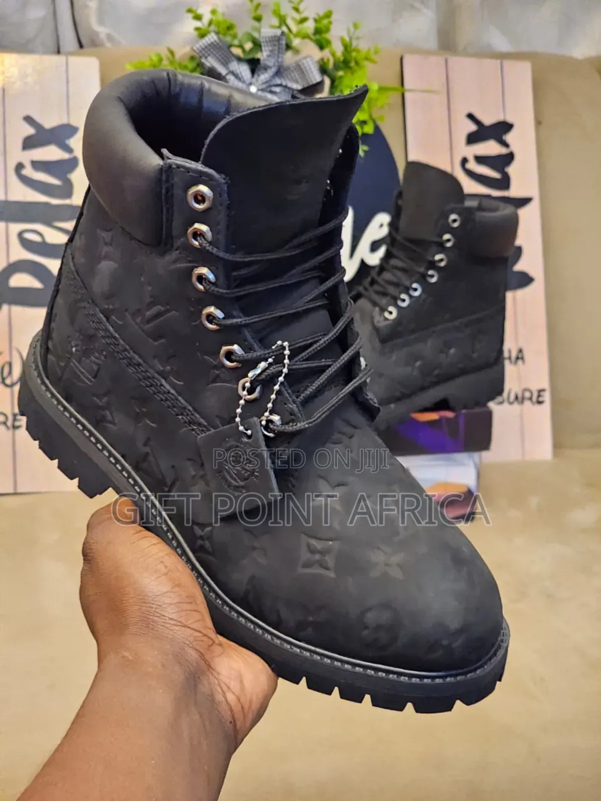 Black Lv Timberland Boots
