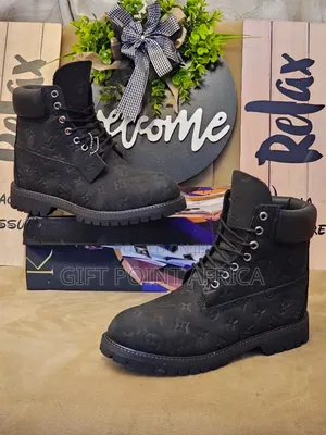 Black Lv Timberland Boots