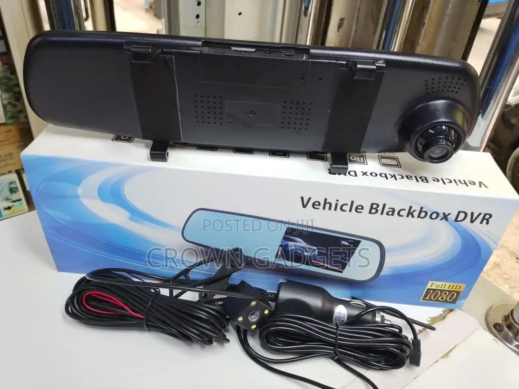 Vehicle Blackbox DVR Mirror Dash Cam Dual Lens 1080p