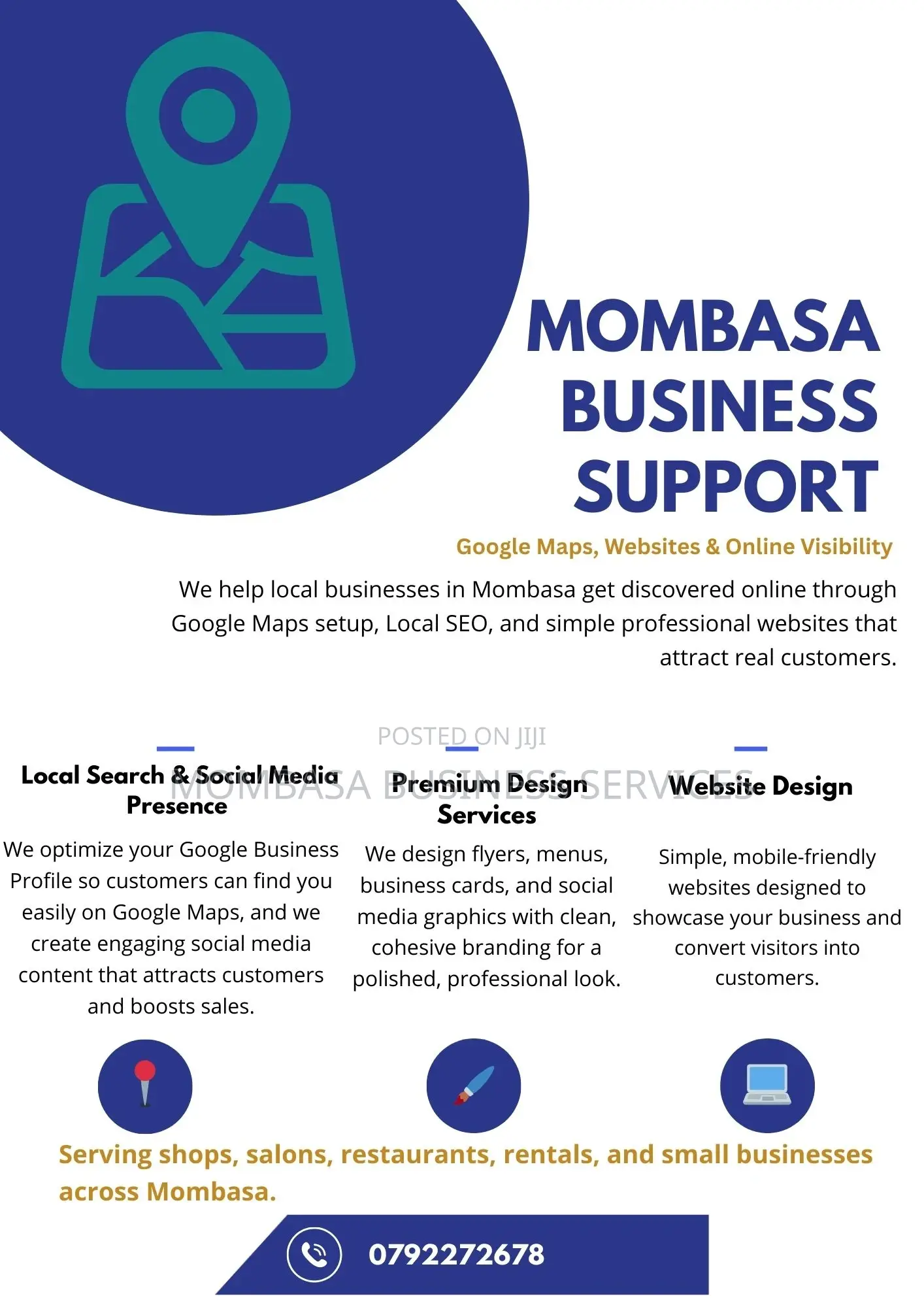 Google Maps Setup Website Design in Mombasa