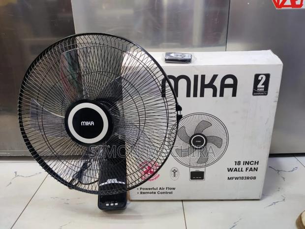 Mika Wall Fan With Remote 18 Inch - main view