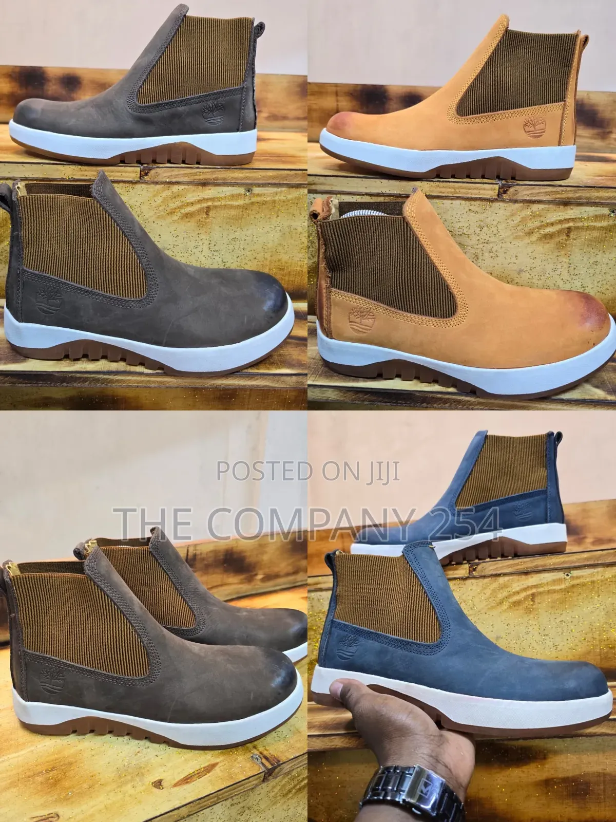 Quality Leather Casual Timberland Lace Less Boot Casual Shoes