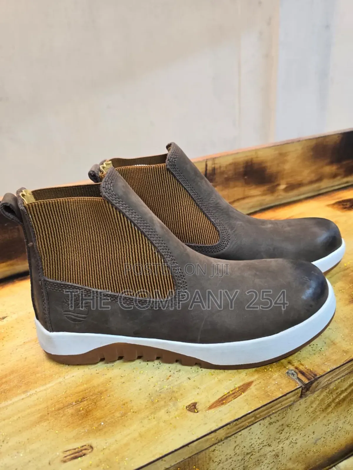 Quality Leather Casual Timberland Lace Less Boot Casual Shoes