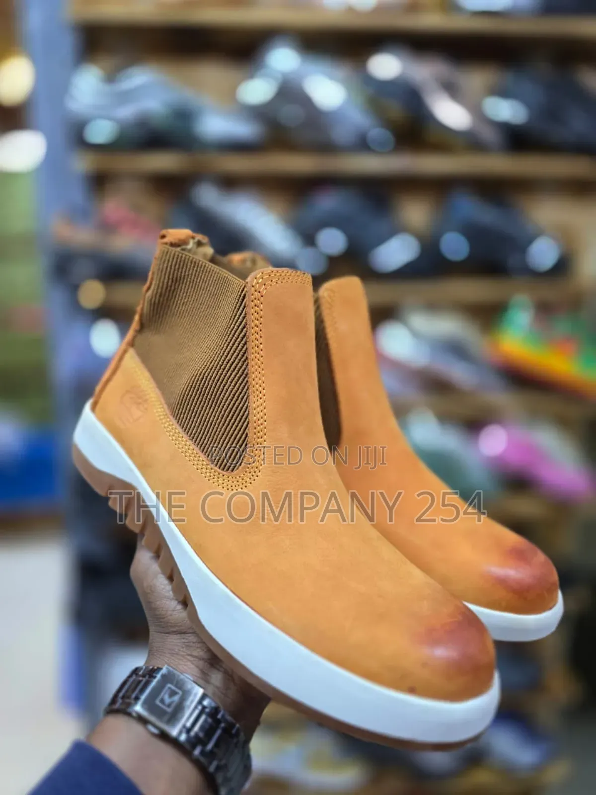 Quality Leather Casual Timberland Lace Less Boot Casual Shoes
