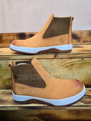 Quality Leather Casual Timberland Lace Less Boot Casual Shoes