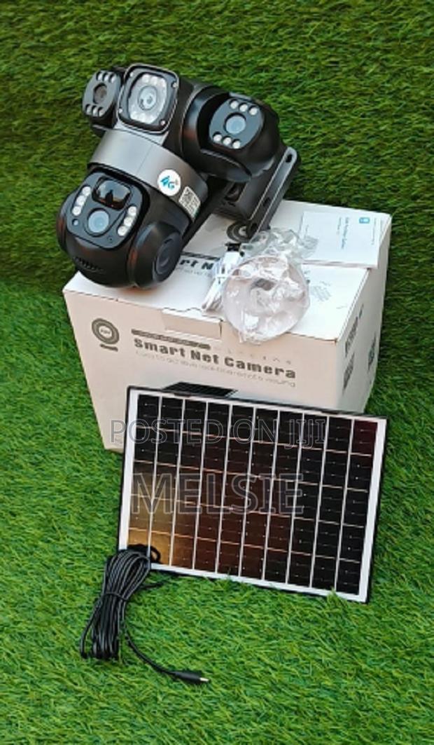 Triple Lens 4g Solar PTZ CCTV Camera Solar-Powered - main view
