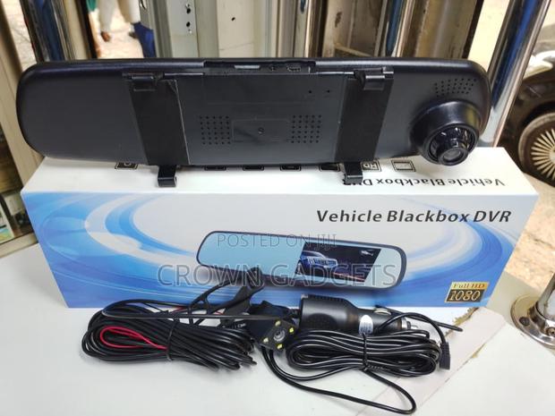 Dual Camera Rearview Mirror Dash Cam 1080p Full Hd - main view