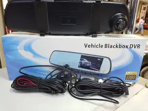 Dual Camera Rearview Mirror Dash Cam 1080p Full Hd