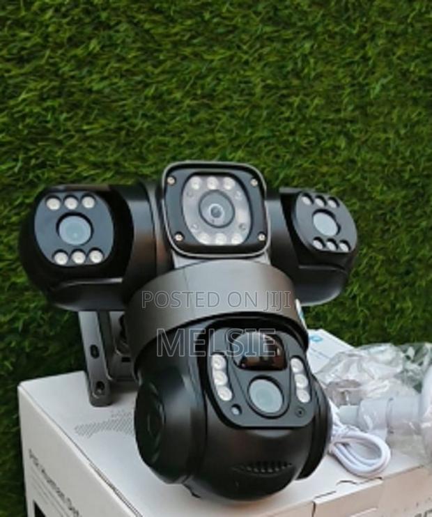 (Three) Solar Powered PTZ Cam - Human Detection, Colored Night Vision - main view