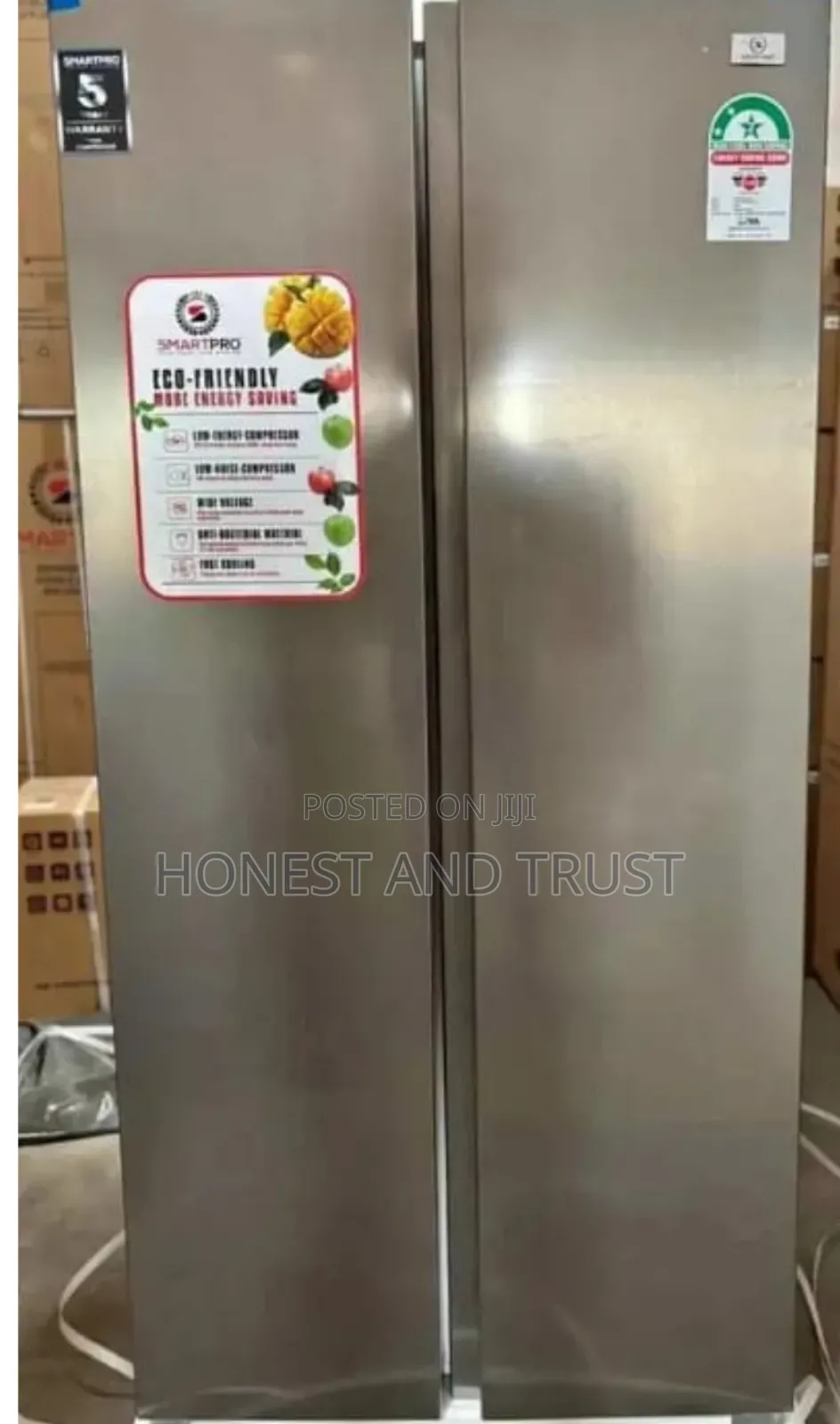Smart Pro Frigde Side by Side 450 Litres