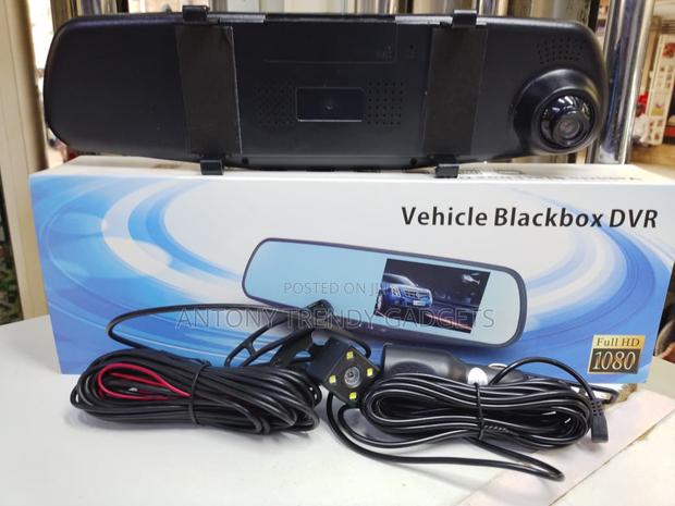 1080p Dual Lens Rearview Mirror Dash Cam Blackbox - main view