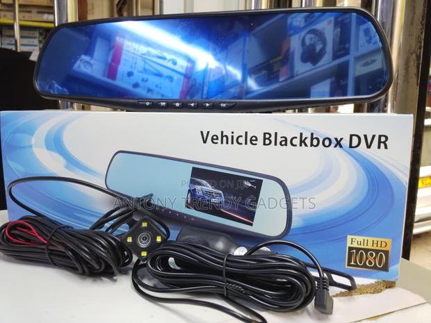 Car Rearview Mirror Dvr Camera With Front & Rear View - main view