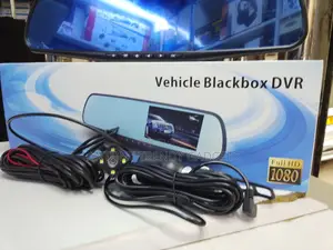Car Rearview Mirror Dvr Camera With Front & Rear View