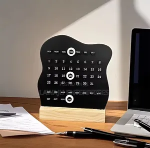 Wooden Desktop Calendar