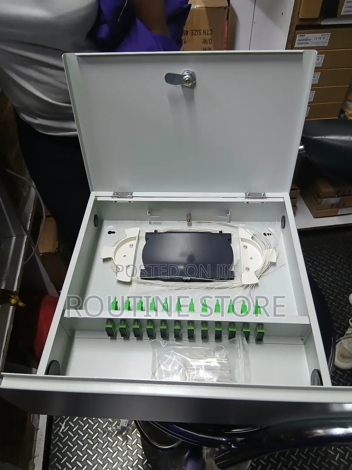Fibre Odf Loaded With Sc Connectors Loaded