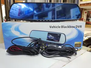 Dual Camera Mirror Dash Cam With Night Vision 1080p