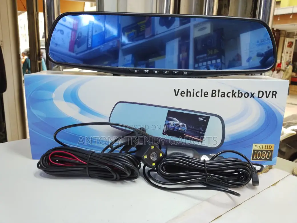 Vehicle Blackbox Dvr Rearview Mirror Dash Camera