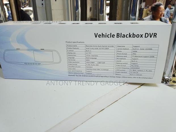 Vehicle Blackbox Mirror Camera Front & Rear 1080p