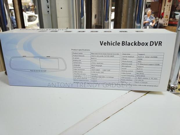 Dual Lens Rearview Mirror Dash Cam For Cars - thumbnail 3