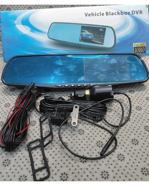 Full Hd 1080p Dual Lens Rearview Mirror Dashcam – New - main view