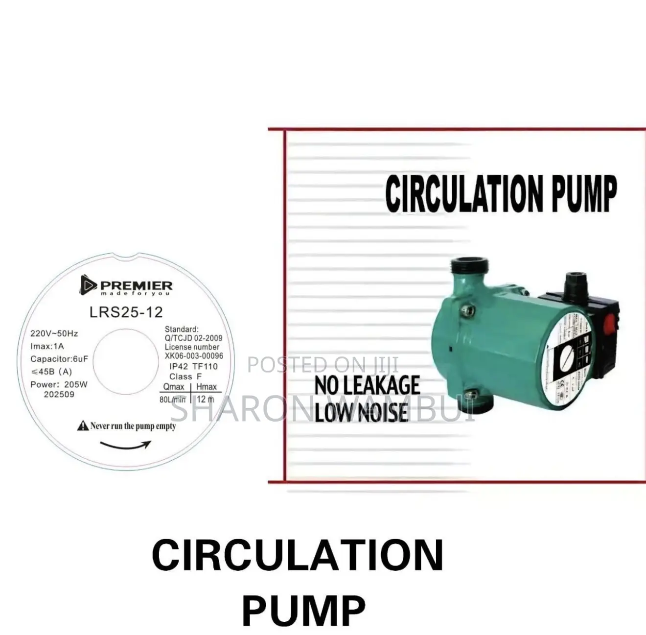 Silent Circulation Water Pump/ Circulation Pump