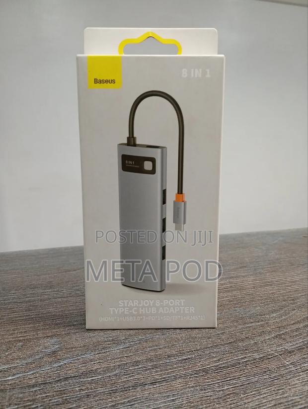 Baseus 8-in-1 Usb-C Hub Docking Station - thumbnail 2